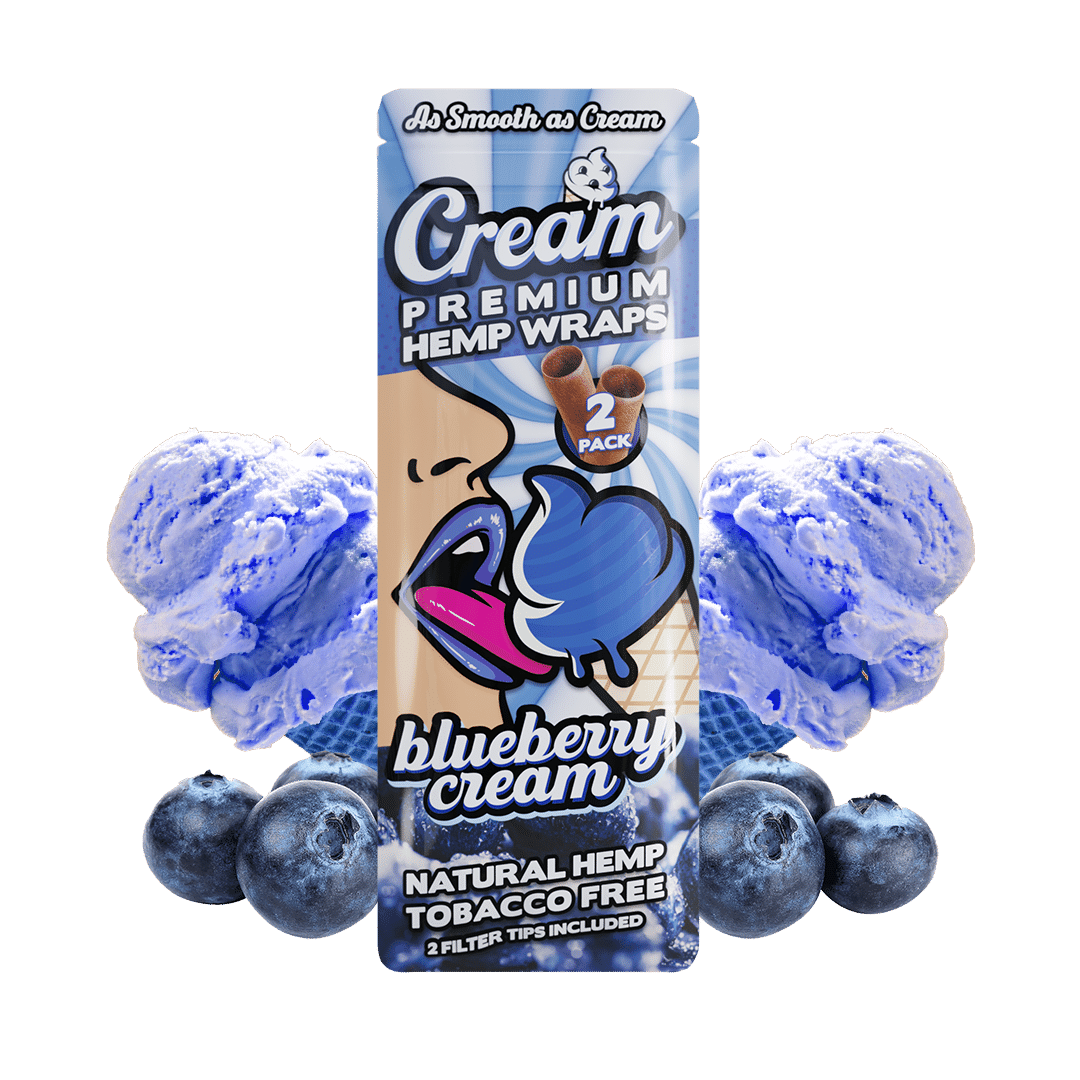 What Are Hemp Wraps? 4 Blueberry cream infused hemp wrap 2 wraps